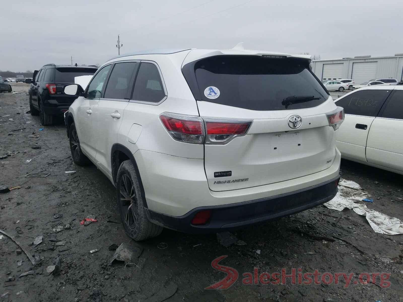 5TDKKRFH3GS122136 2016 TOYOTA HIGHLANDER