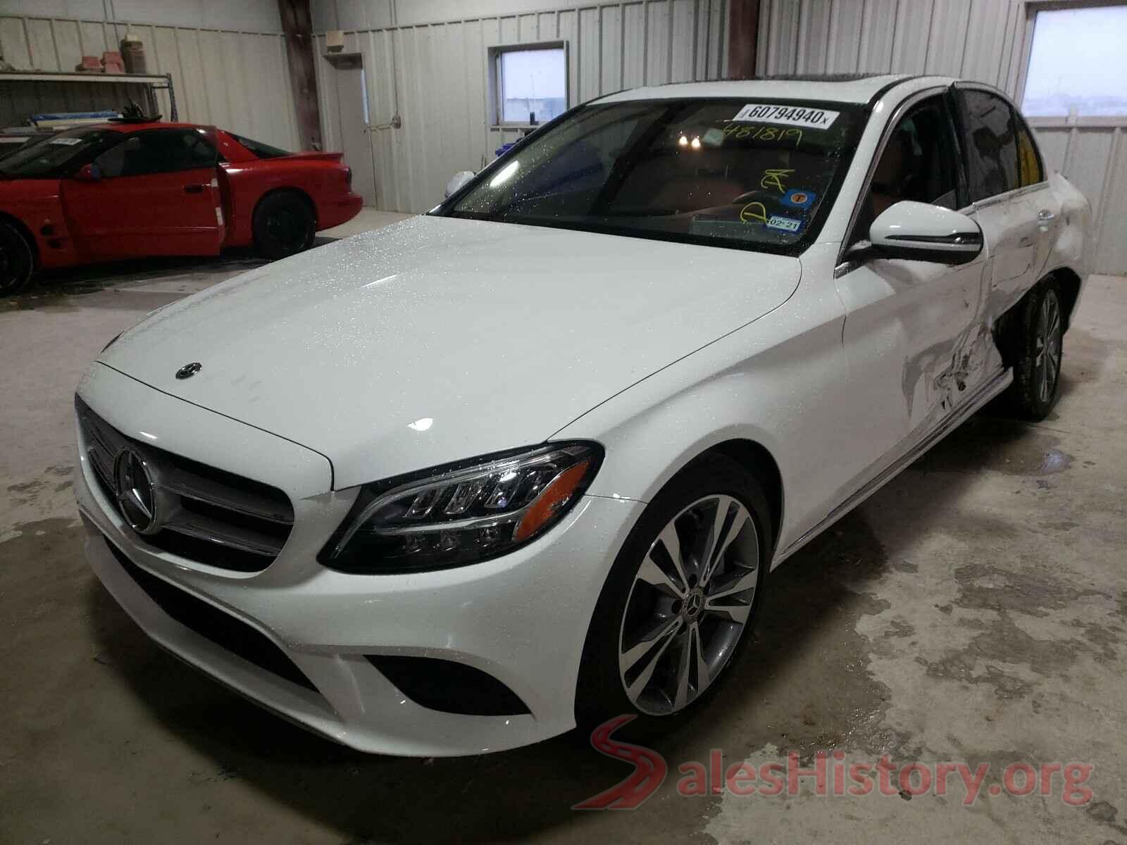 WDDWF8DB1KR481819 2019 MERCEDES-BENZ C CLASS