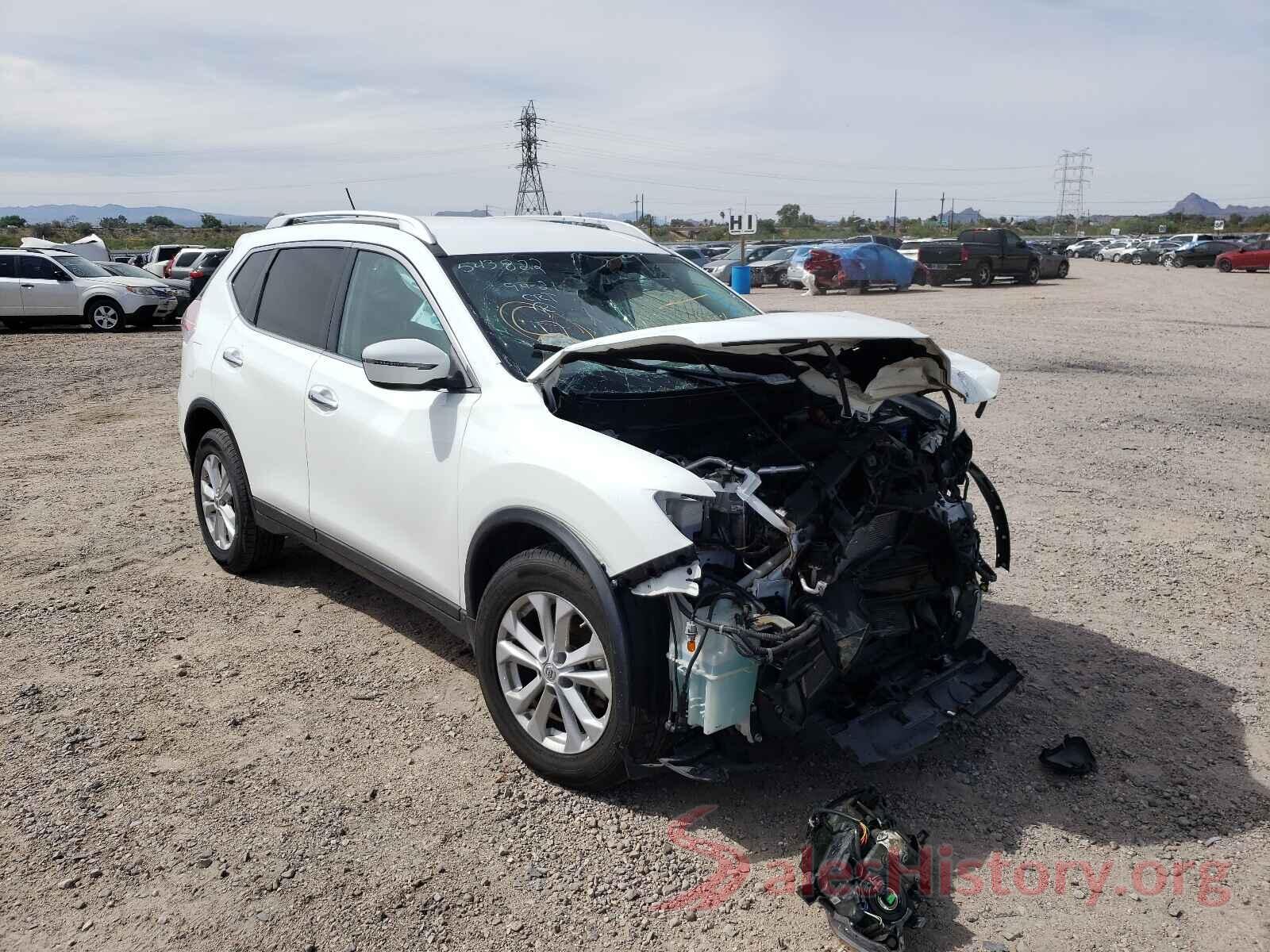 KNMAT2MT8GP617062 2016 NISSAN ROGUE