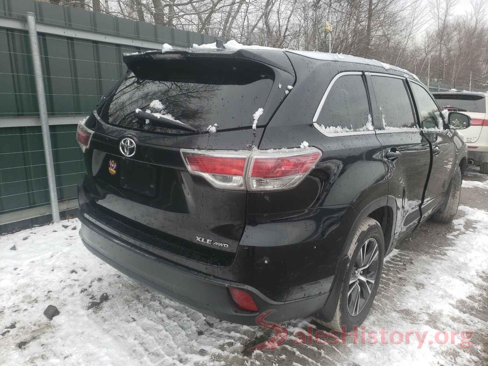 5TDJKRFH1GS236583 2016 TOYOTA HIGHLANDER