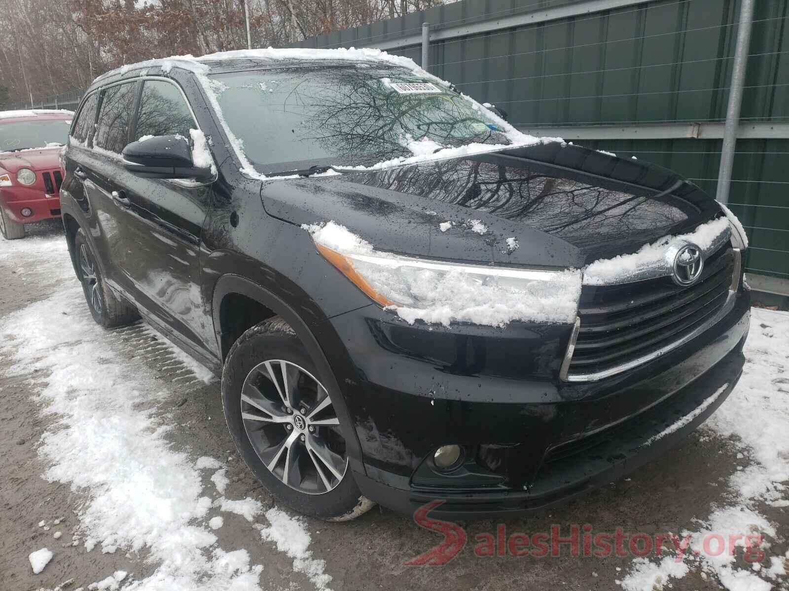 5TDJKRFH1GS236583 2016 TOYOTA HIGHLANDER