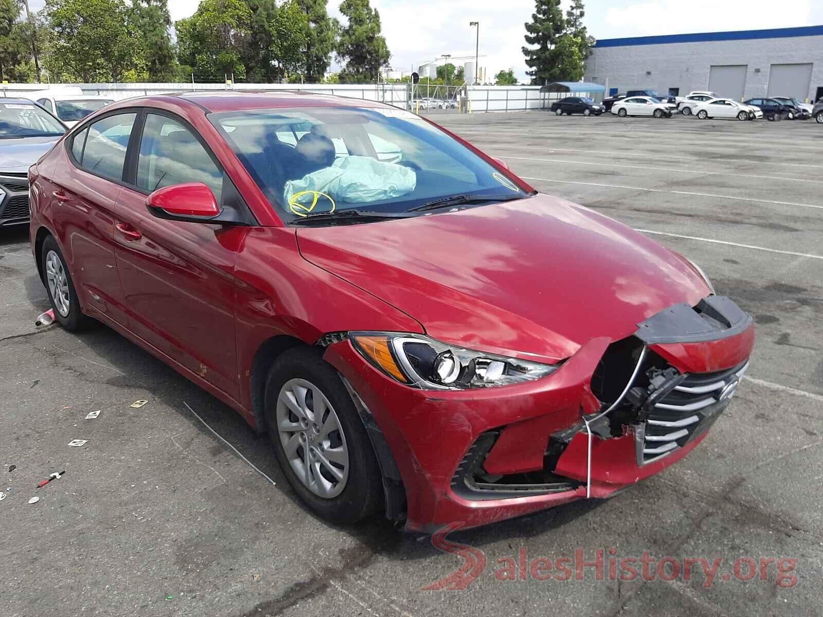 KMHD74LF1HU135234 2017 HYUNDAI ELANTRA