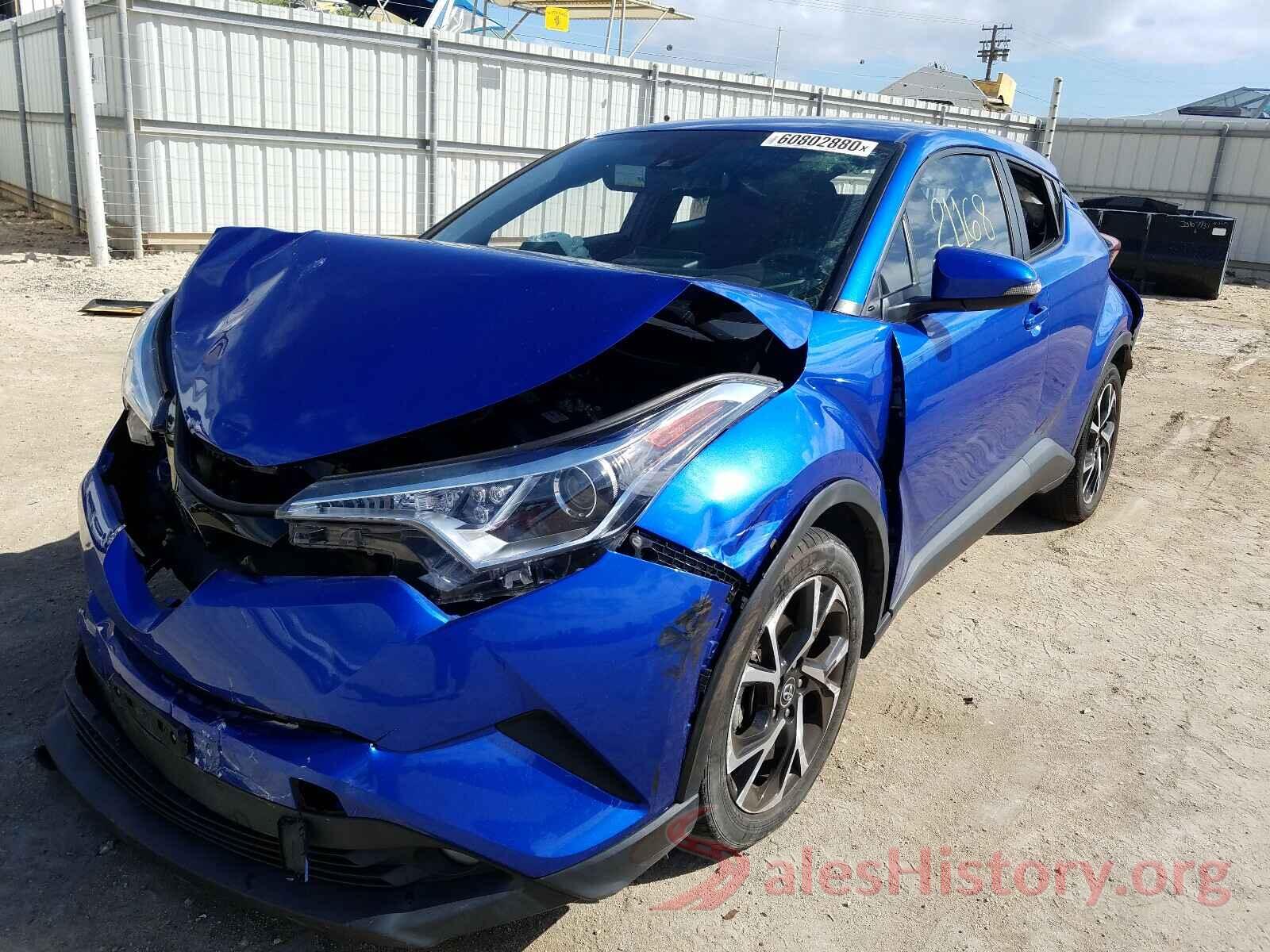 NMTKHMBX2JR052505 2018 TOYOTA C-HR