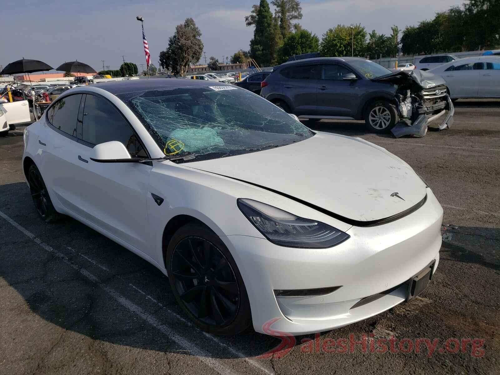 5YJ3E1EA4JF012354 2018 TESLA MODEL 3