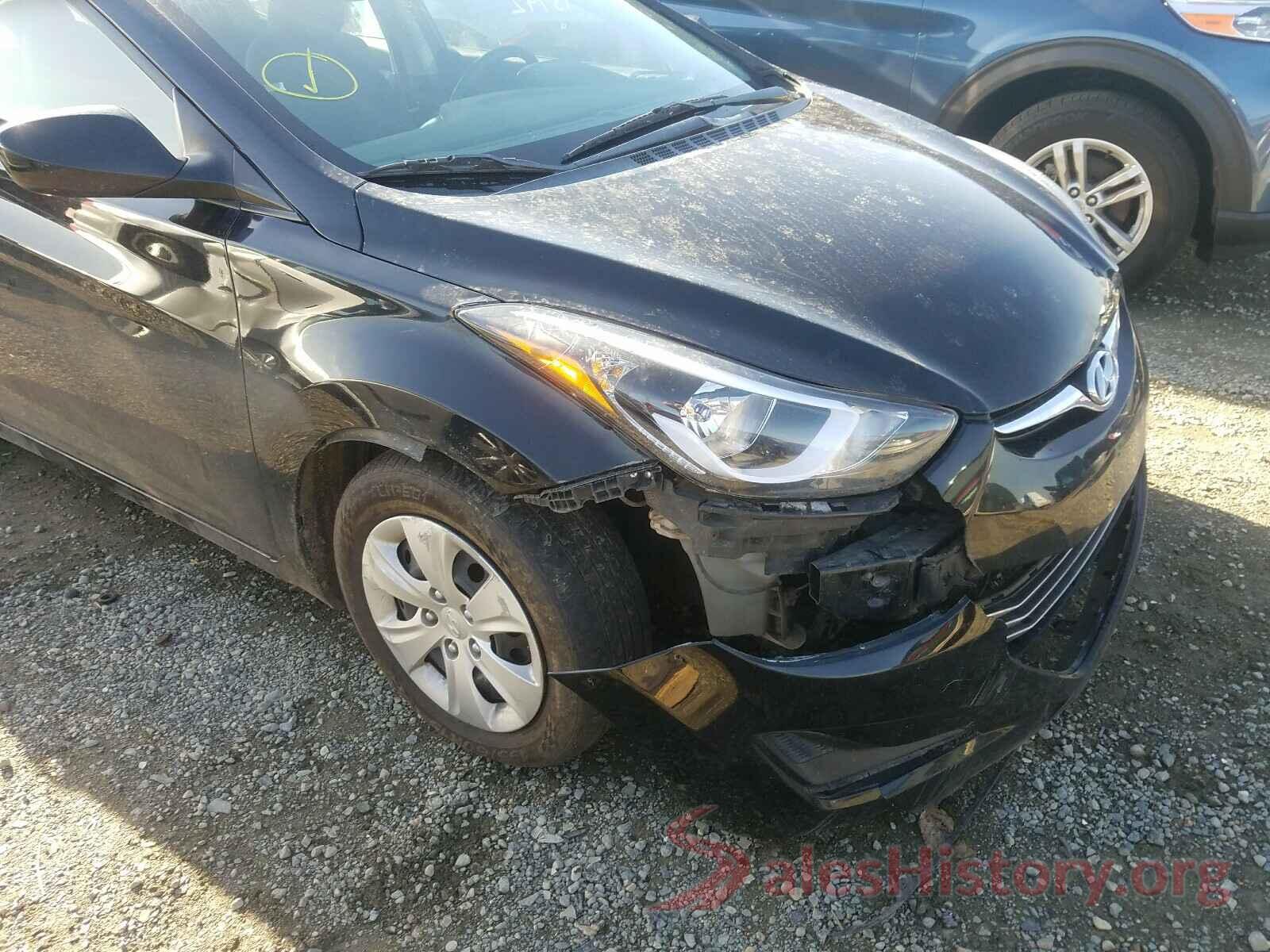 5NPDH4AE6GH701974 2016 HYUNDAI ELANTRA