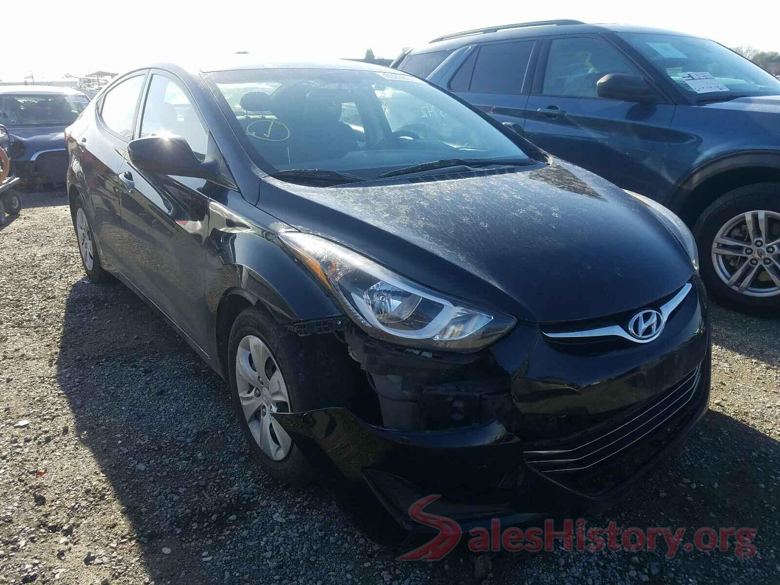 5NPDH4AE6GH701974 2016 HYUNDAI ELANTRA