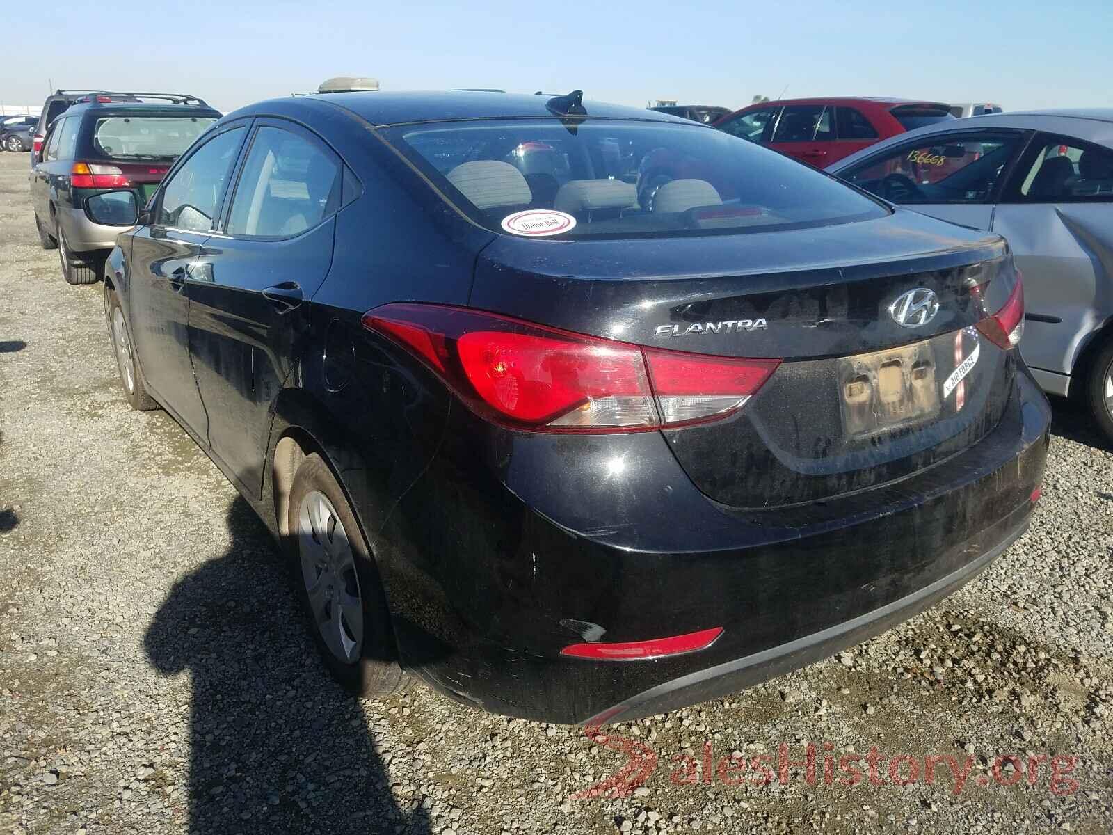 5NPDH4AE6GH701974 2016 HYUNDAI ELANTRA