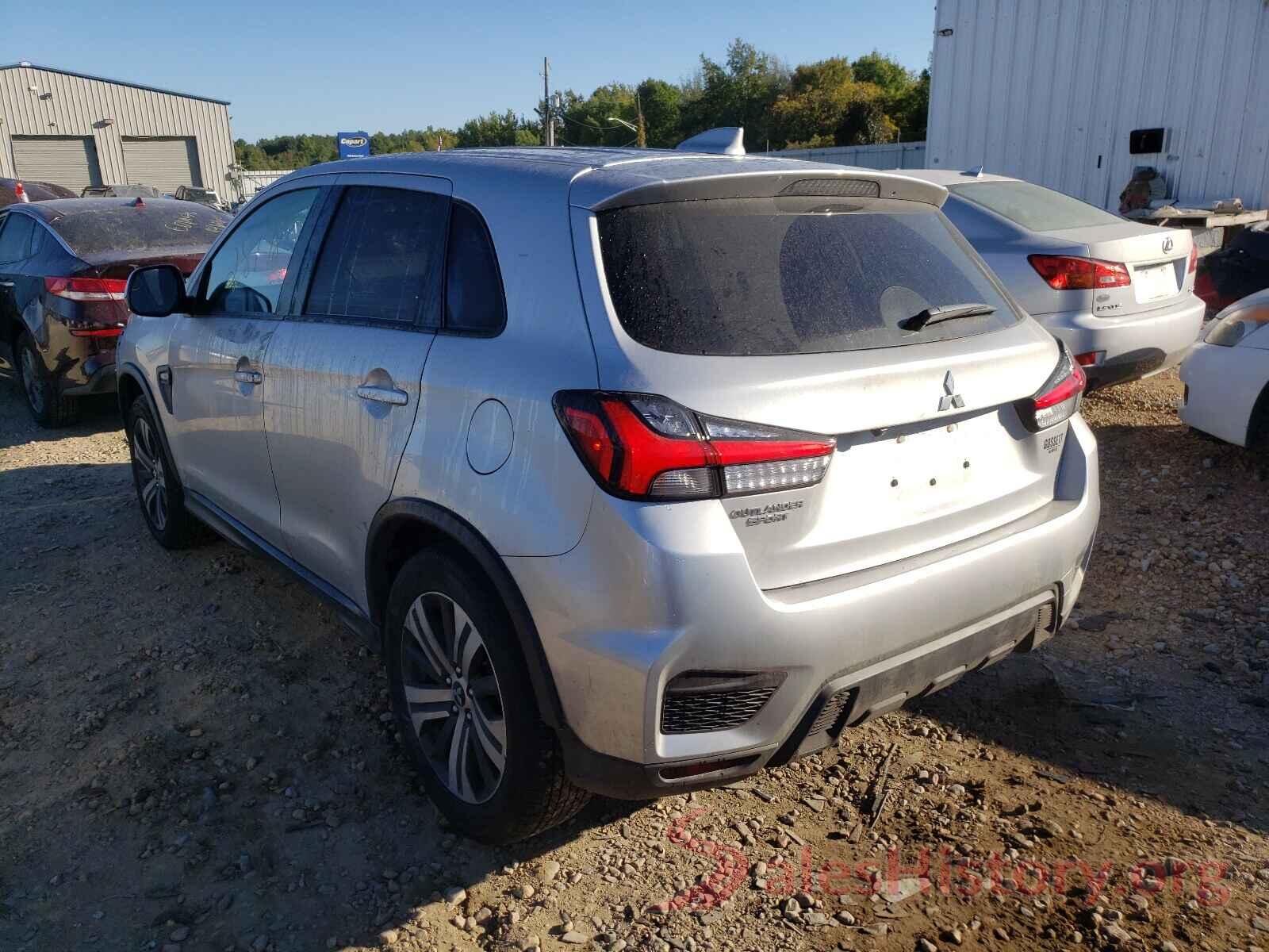 JA4AP3AU7LU029957 2020 MITSUBISHI OUTLANDER