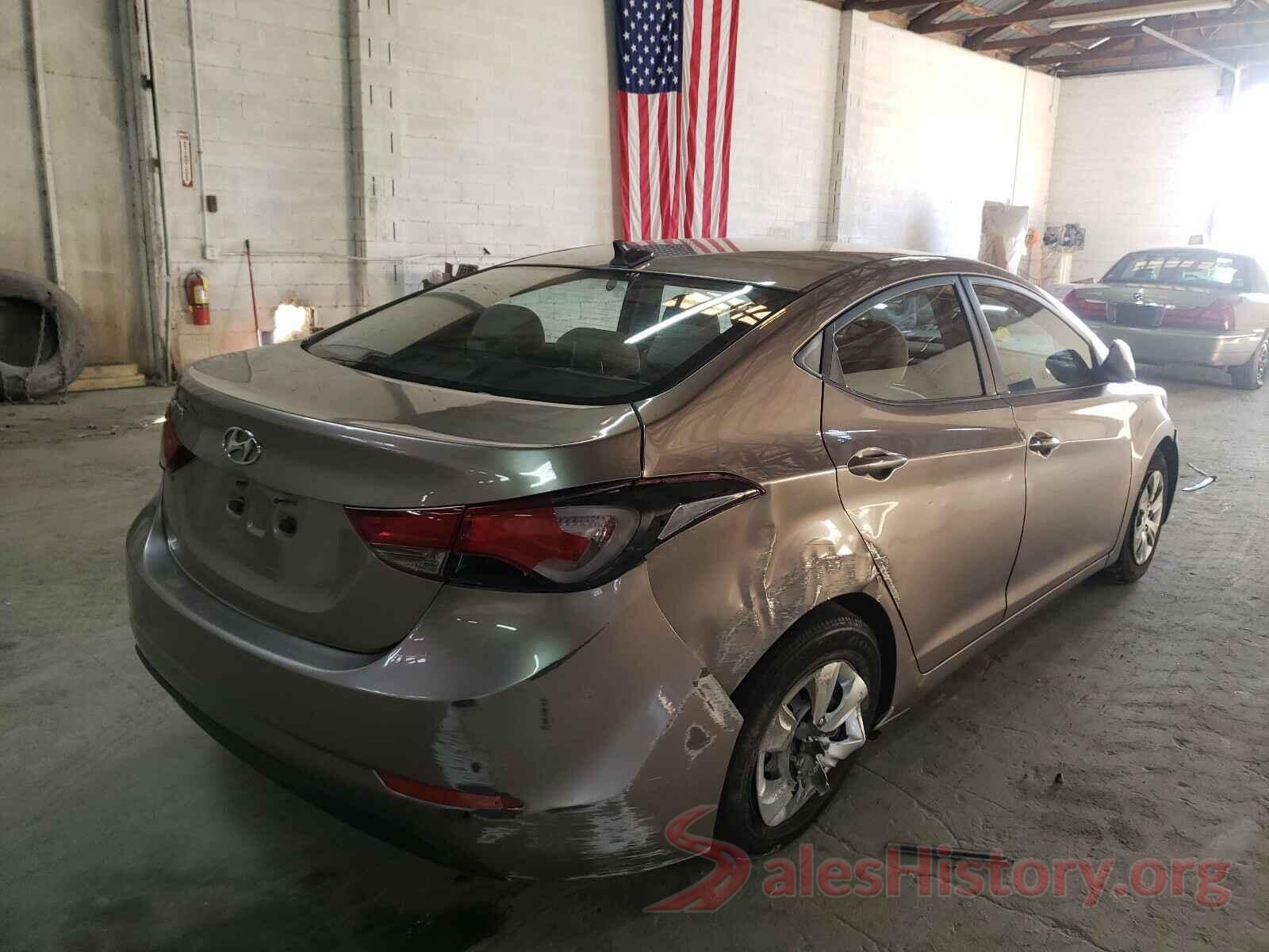 5NPDH4AEXGH774006 2016 HYUNDAI ELANTRA