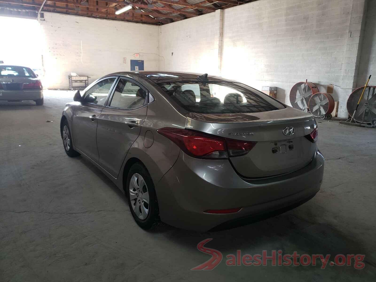 5NPDH4AEXGH774006 2016 HYUNDAI ELANTRA