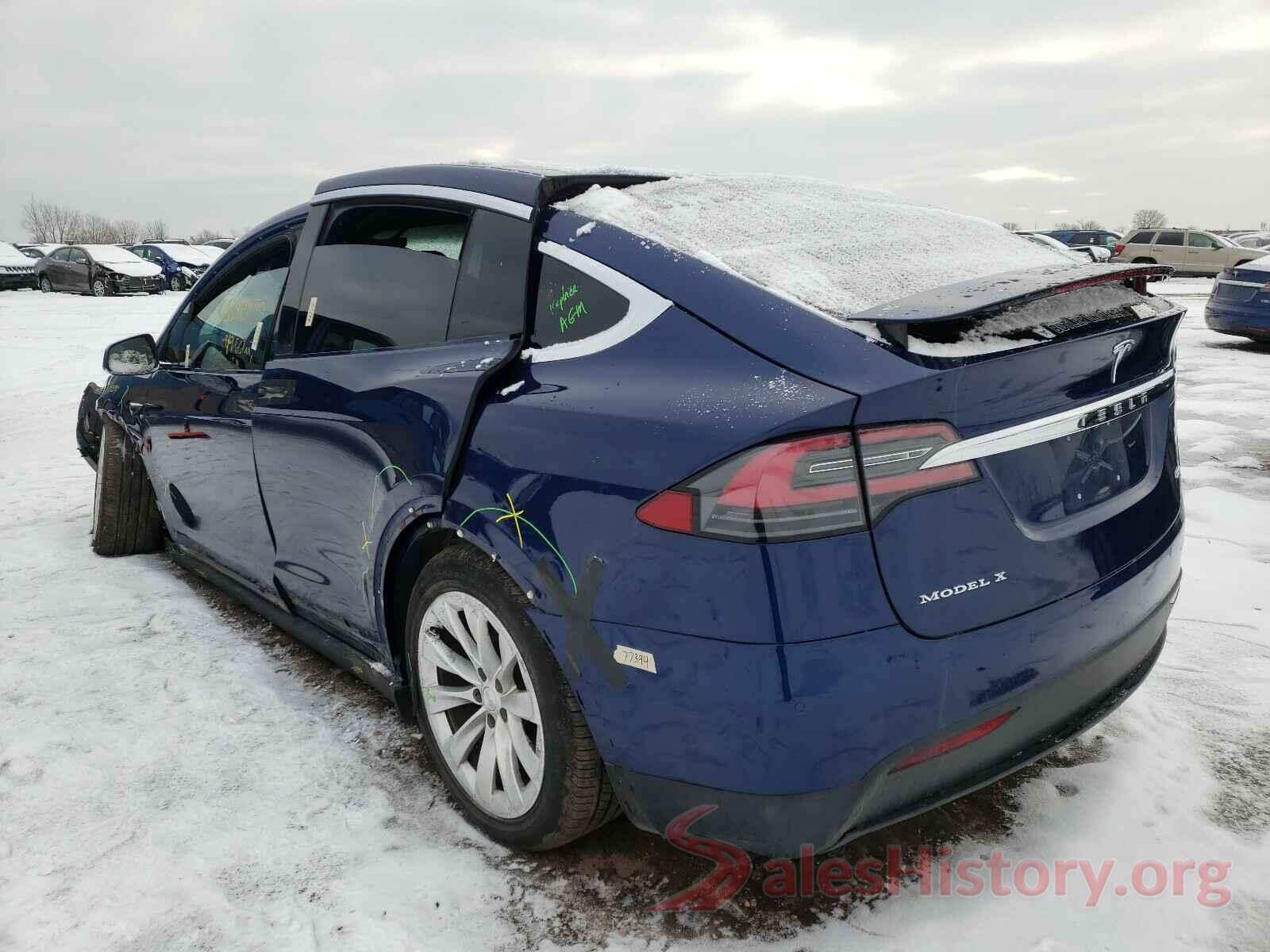 5YJXCBE21HF077016 2017 TESLA MODEL X