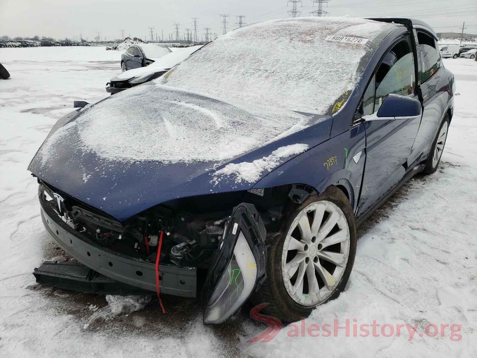 5YJXCBE21HF077016 2017 TESLA MODEL X