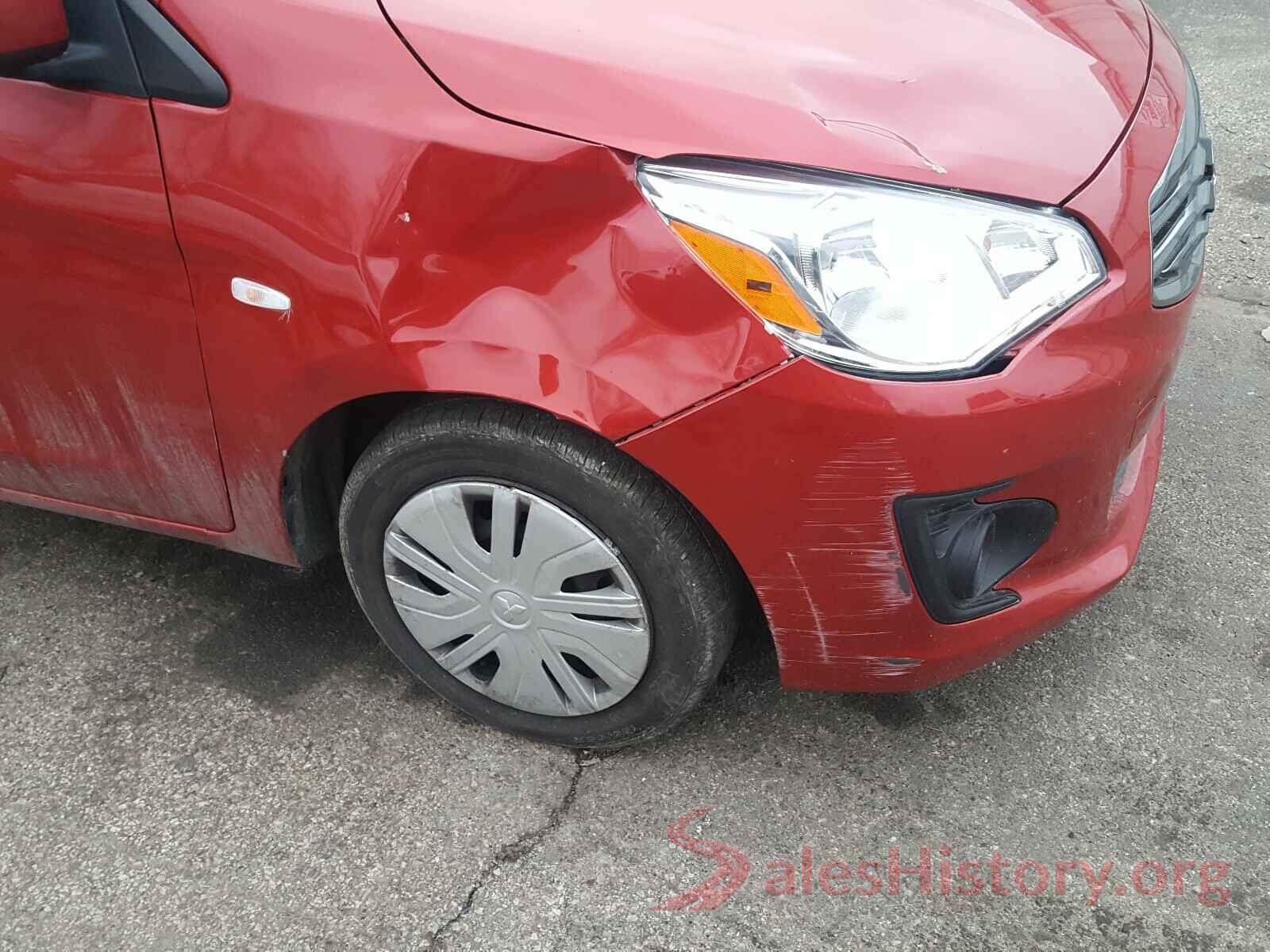 ML32F3FJ1JHF05465 2018 MITSUBISHI MIRAGE