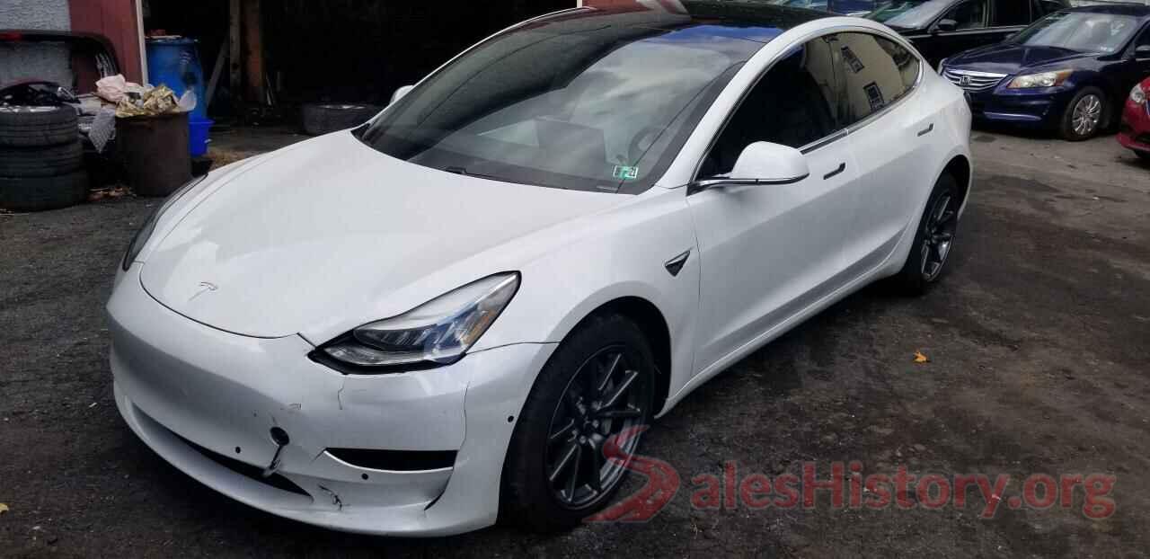 5YJ3E1EB5KF391343 2019 TESLA MODEL 3