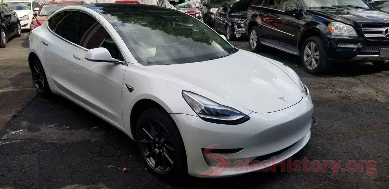 5YJ3E1EB5KF391343 2019 TESLA MODEL 3