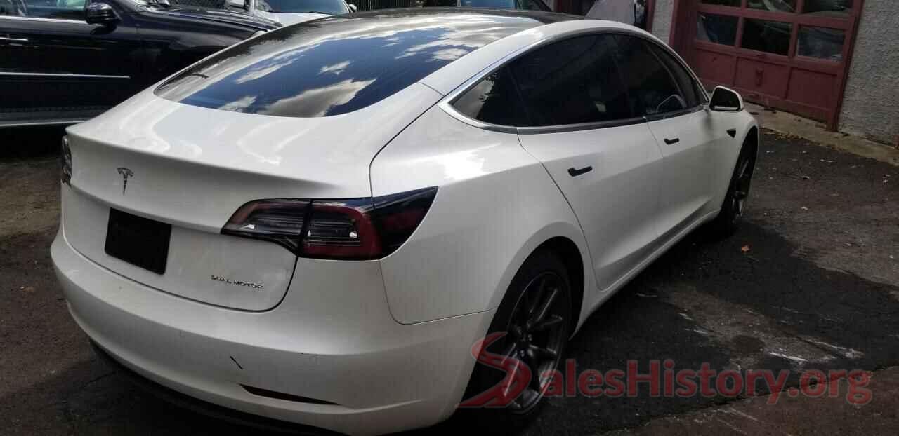 5YJ3E1EB5KF391343 2019 TESLA MODEL 3