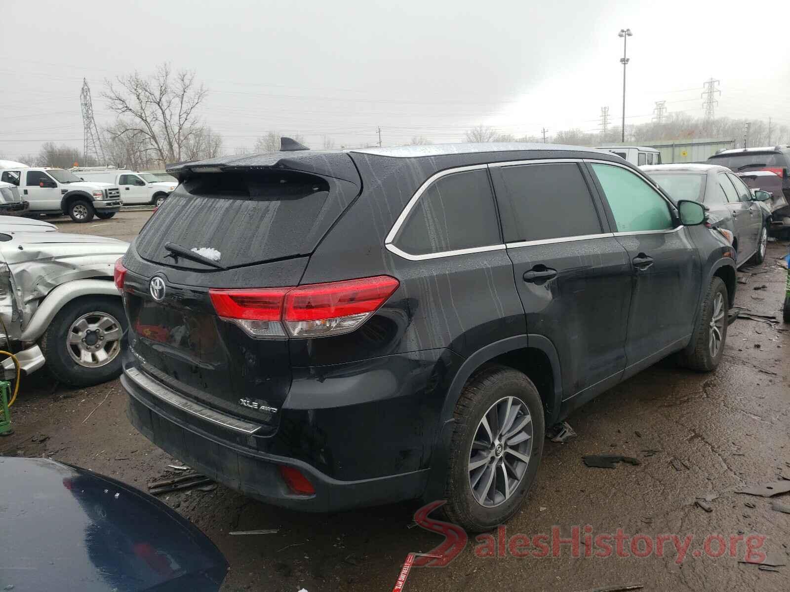 5TDJZRFH3JS540145 2018 TOYOTA HIGHLANDER