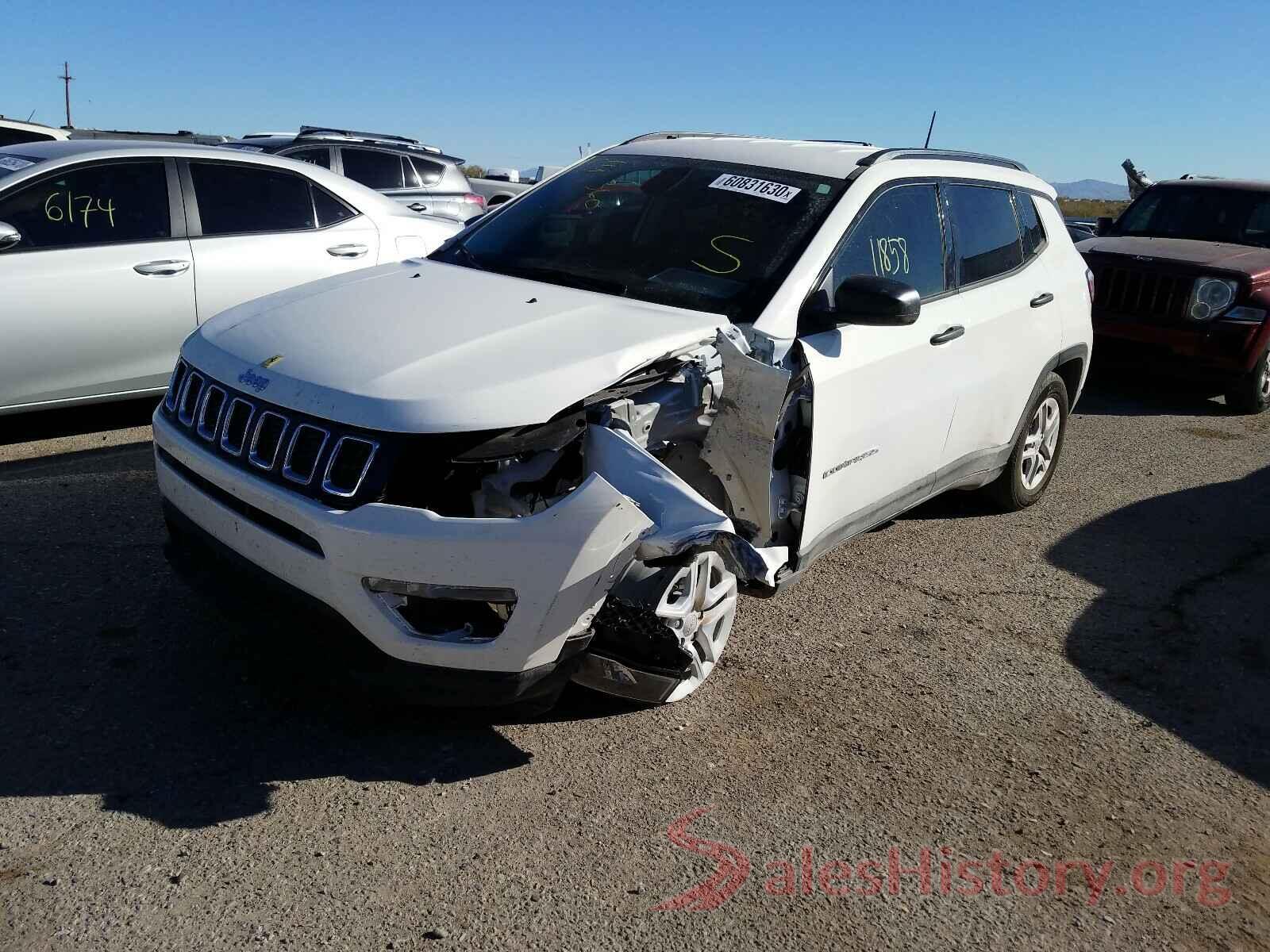 3C4NJCAB0JT124276 2018 JEEP COMPASS