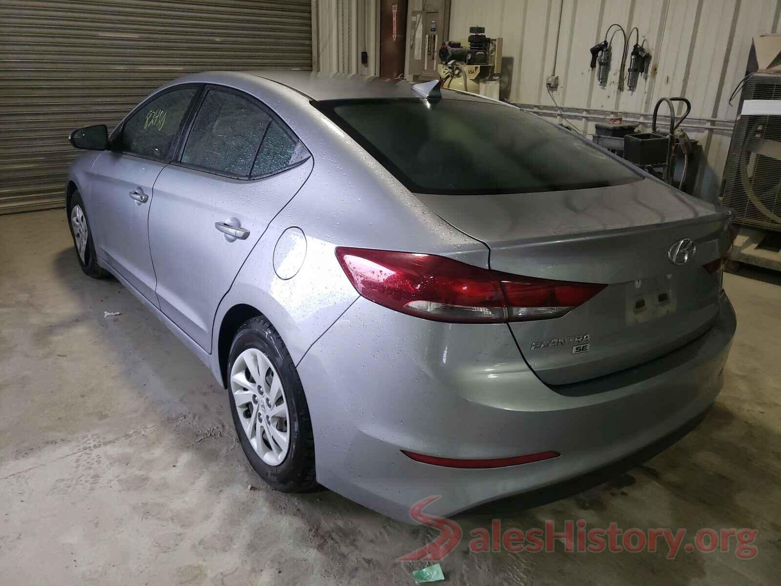 5NPD74LF2HH183016 2017 HYUNDAI ELANTRA