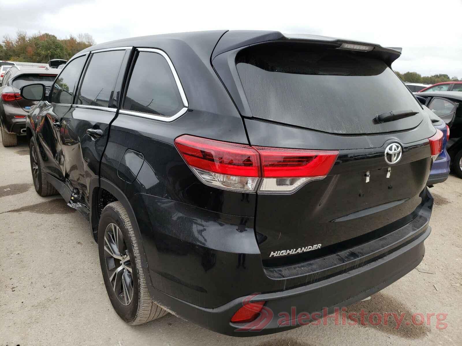 5TDZARFH9KS059005 2019 TOYOTA HIGHLANDER