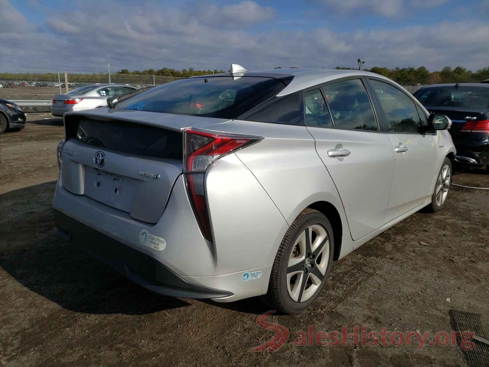 JTDKARFU6G3513136 2016 TOYOTA PRIUS