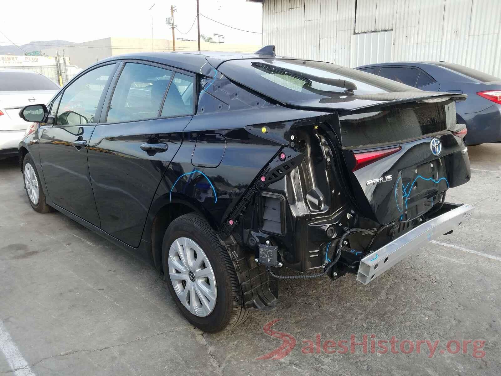 JTDKARFUXK3092918 2019 TOYOTA PRIUS