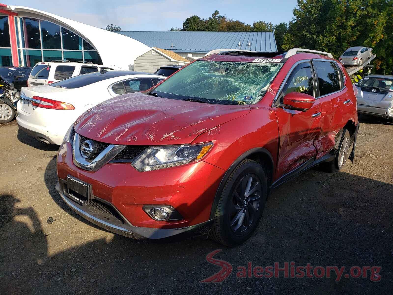 5N1AT2MV4GC918836 2016 NISSAN ROGUE