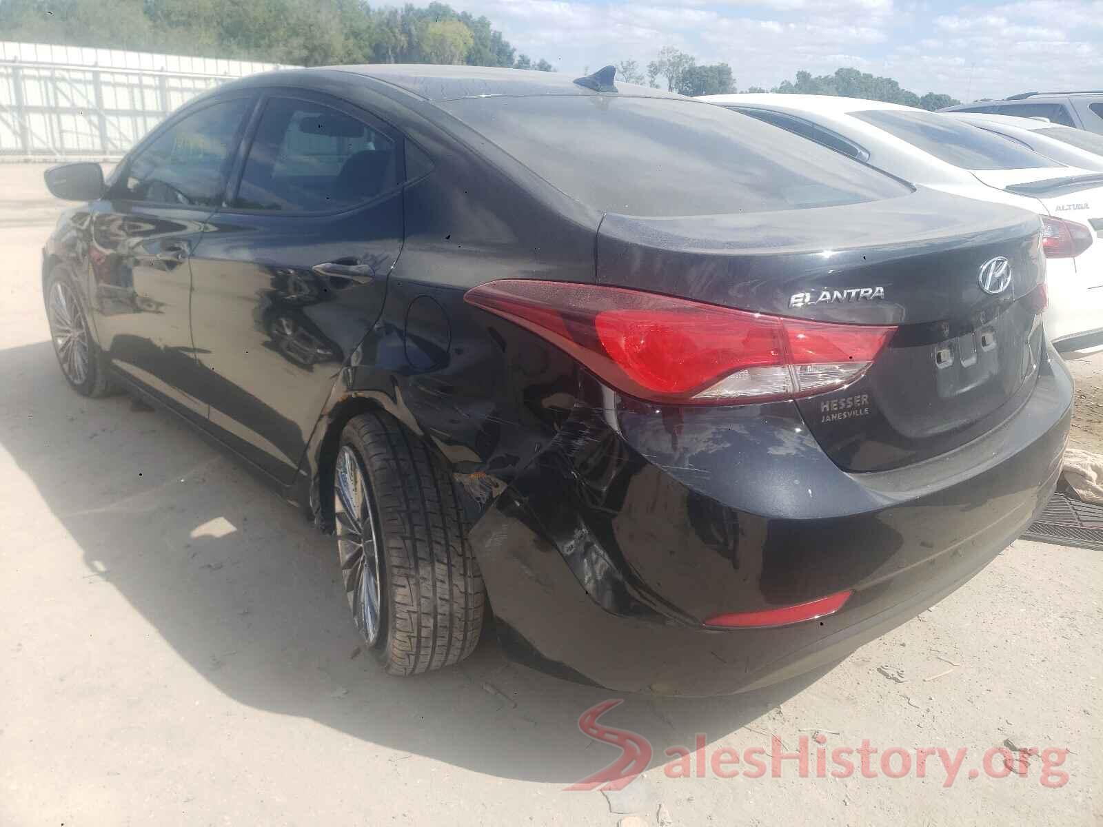 KMHDH4AE6EU088933 2014 HYUNDAI ELANTRA