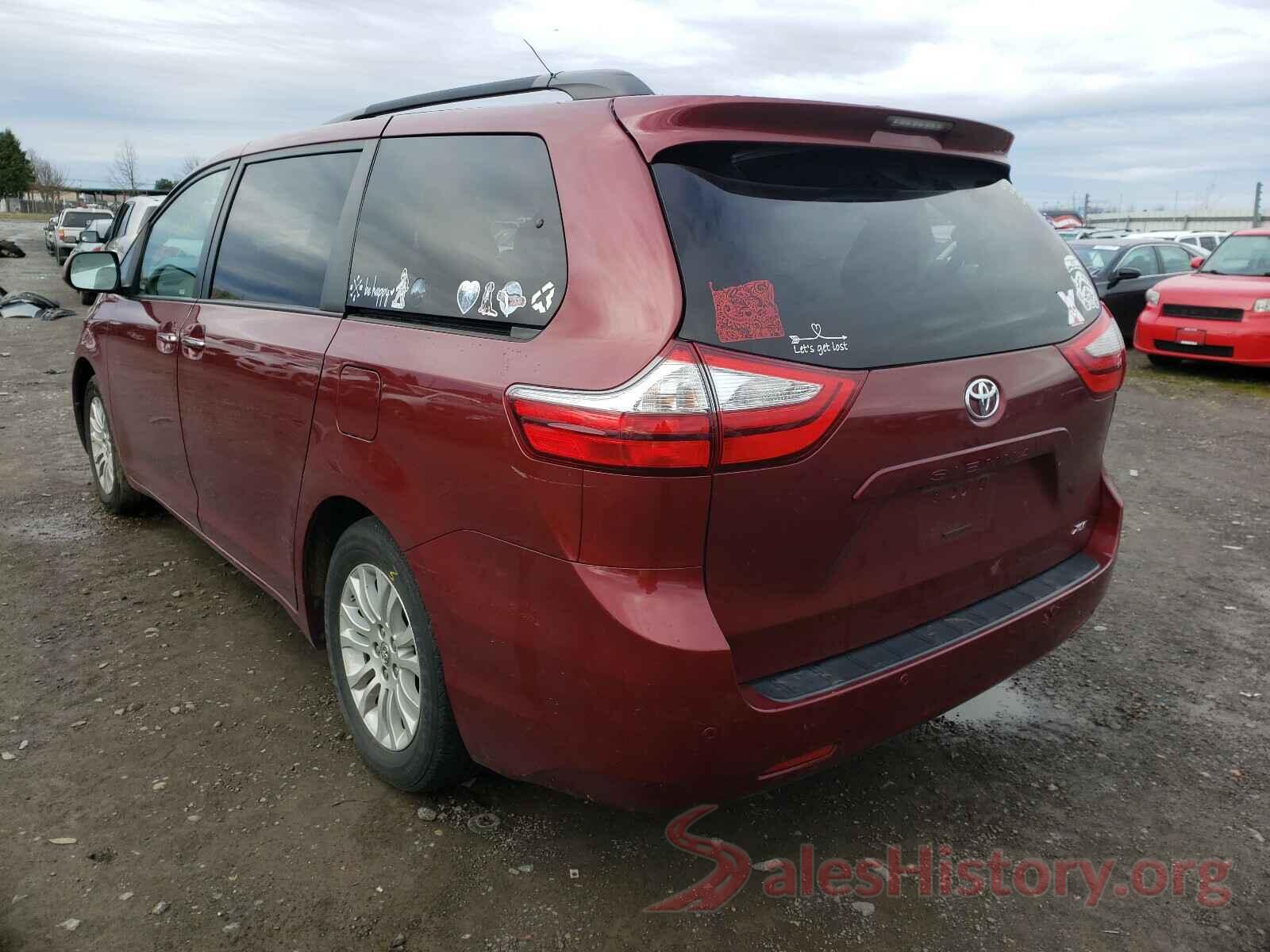 5TDYK3DC5GS723286 2016 TOYOTA SIENNA