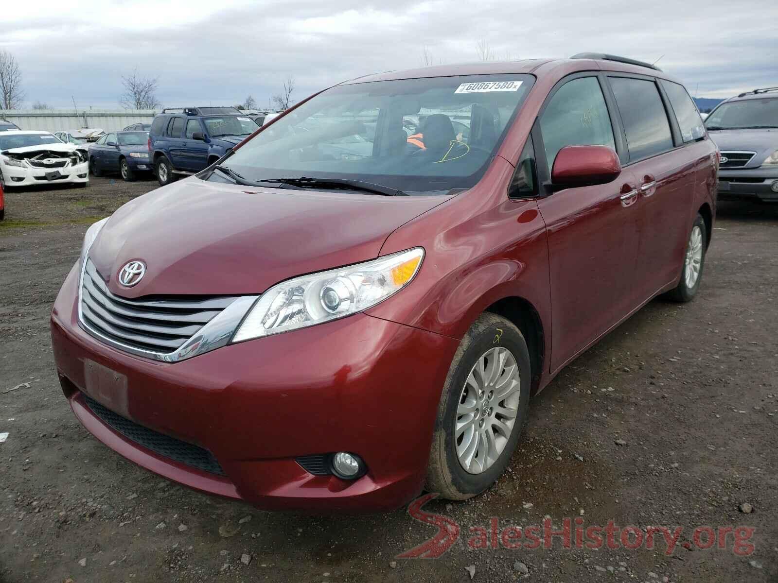 5TDYK3DC5GS723286 2016 TOYOTA SIENNA