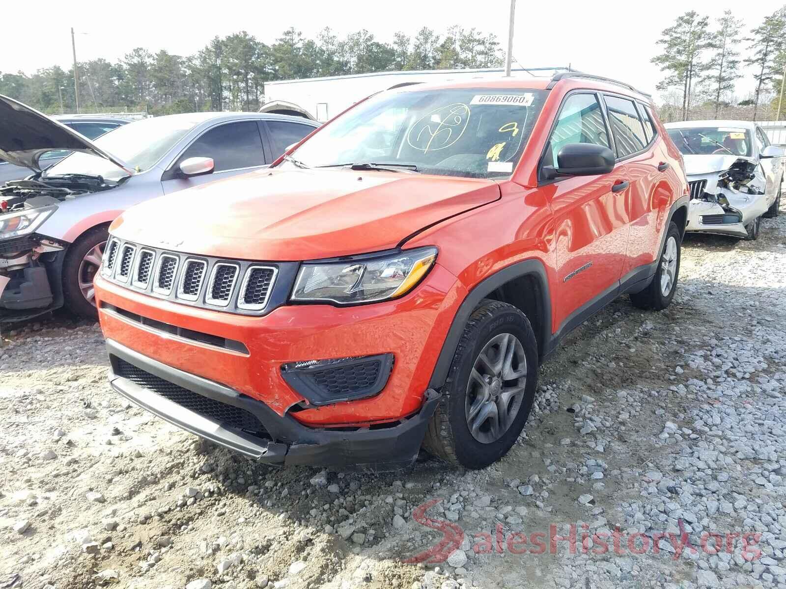 3C4NJCABXJT140162 2018 JEEP COMPASS