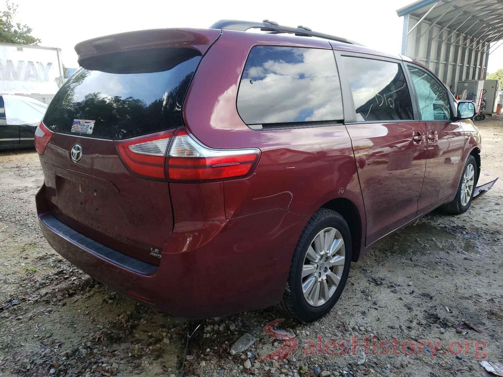 5TDJK3DC2GS134827 2016 TOYOTA SIENNA