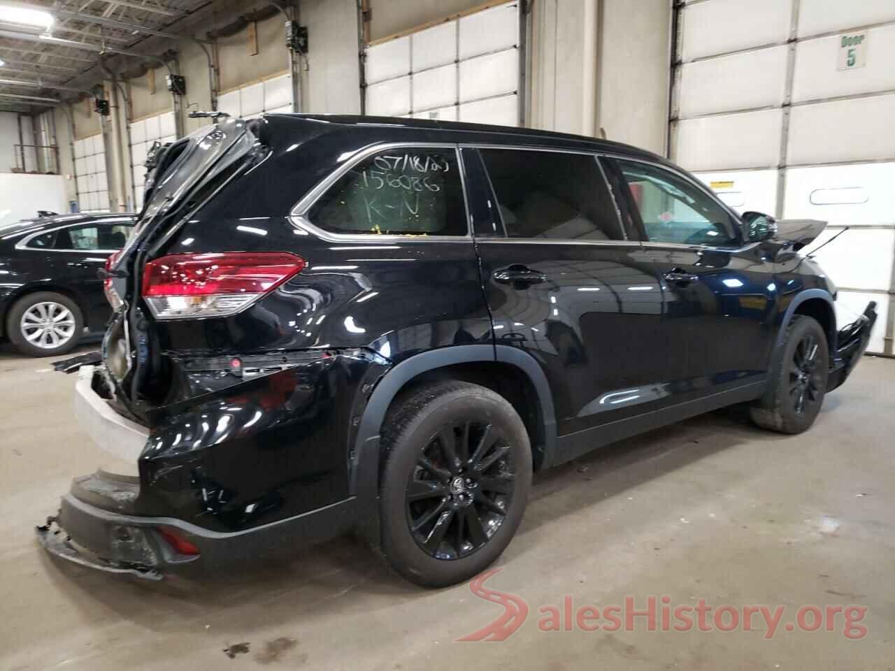 5TDJZRFH3KS613287 2019 TOYOTA HIGHLANDER