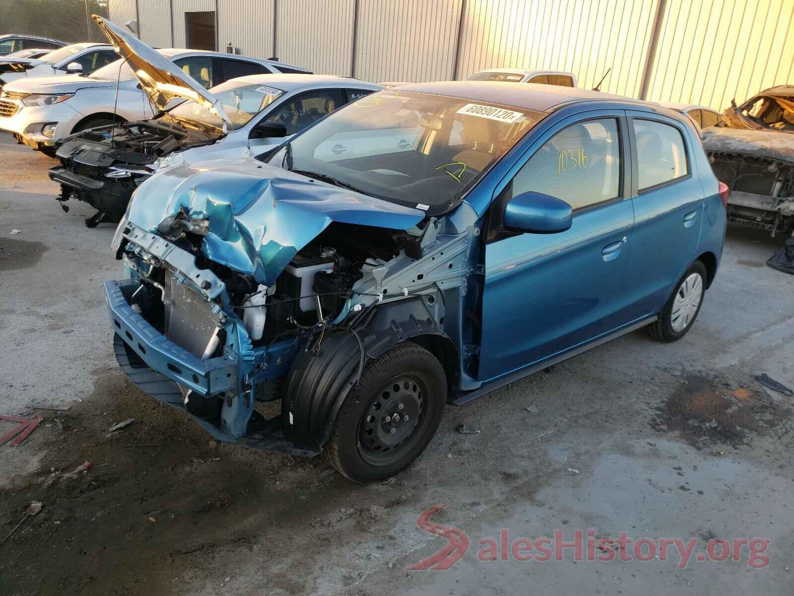 ML32A3HJ6LH001957 2020 MITSUBISHI MIRAGE