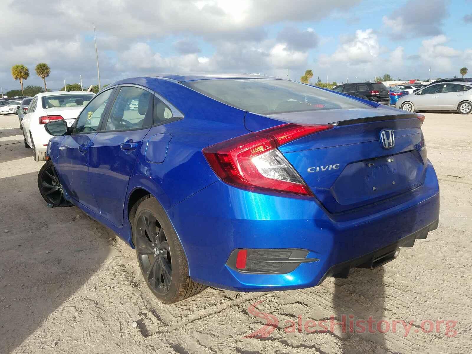 19XFC2F85KE015288 2019 HONDA CIVIC