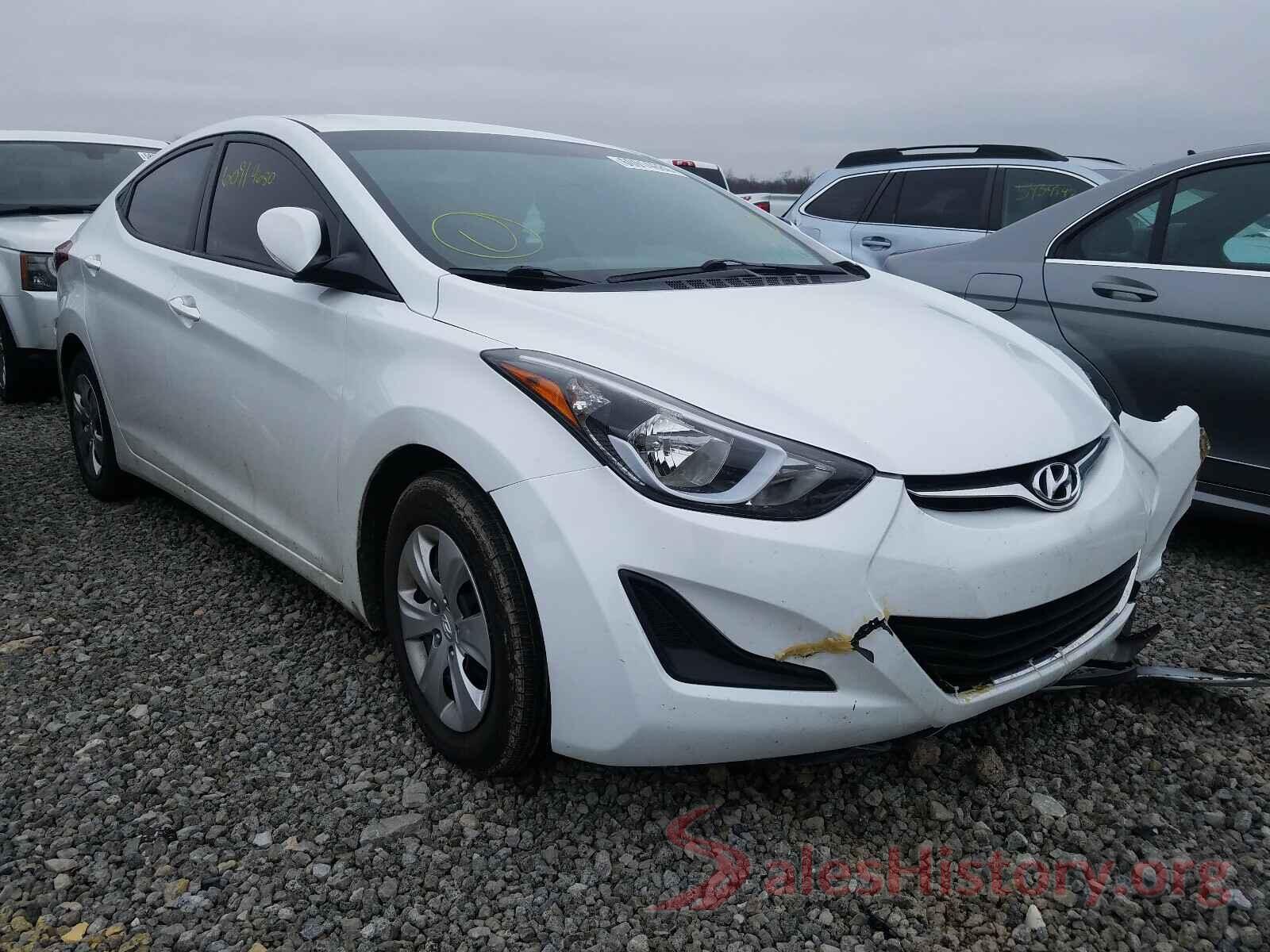 5NPDH4AE5GH733234 2016 HYUNDAI ELANTRA