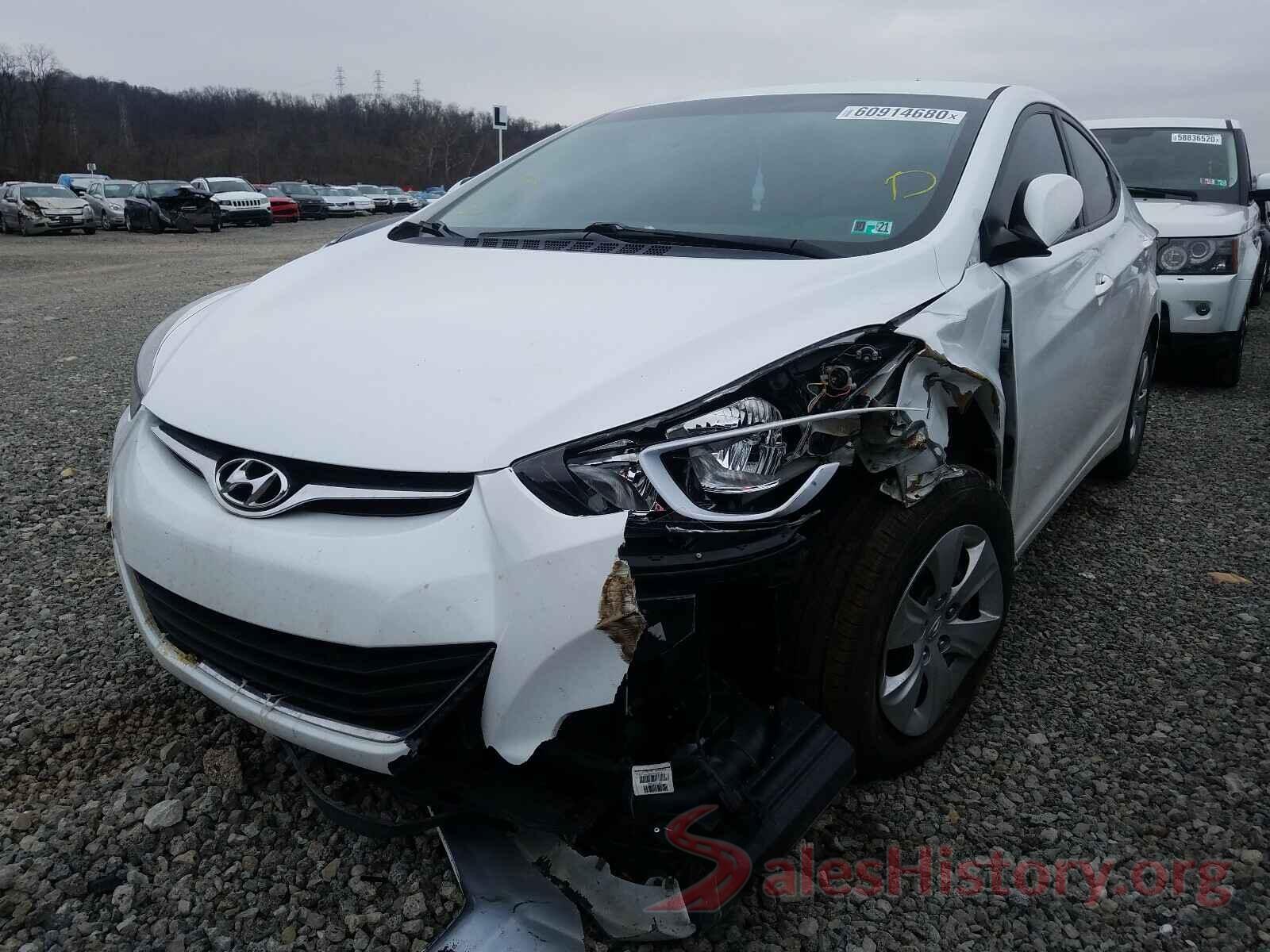 5NPDH4AE5GH733234 2016 HYUNDAI ELANTRA