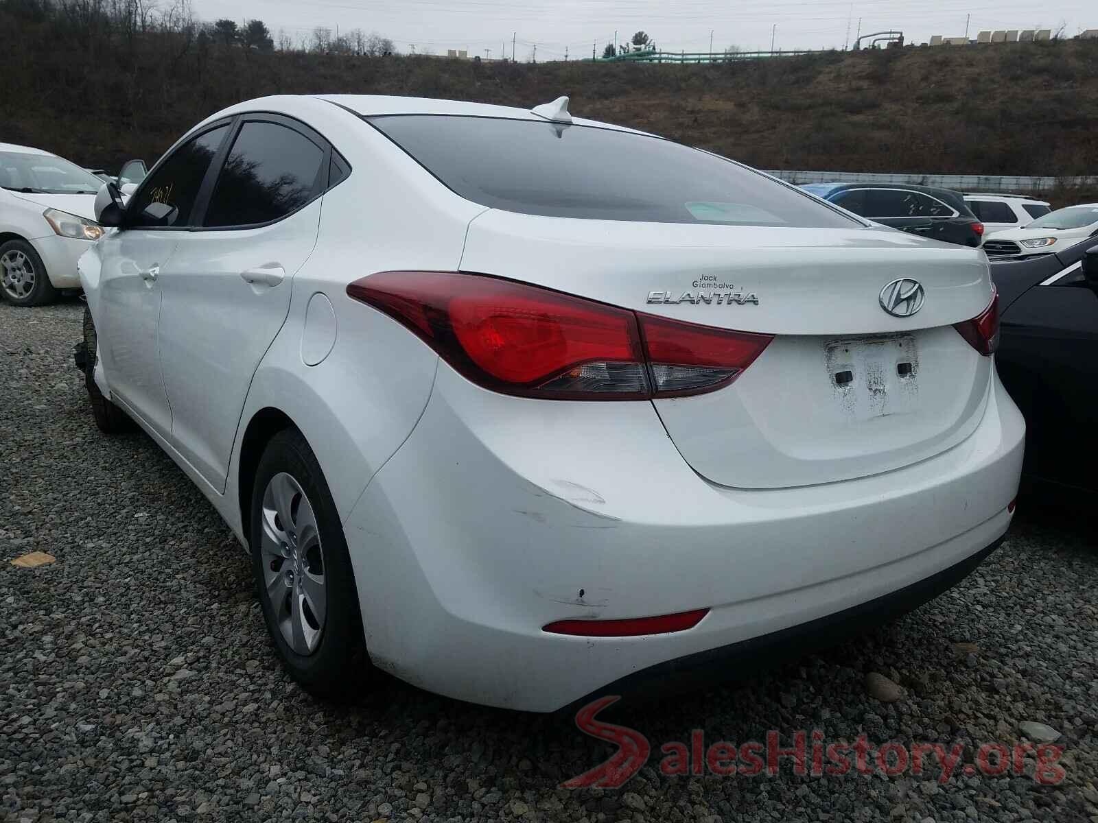 5NPDH4AE5GH733234 2016 HYUNDAI ELANTRA