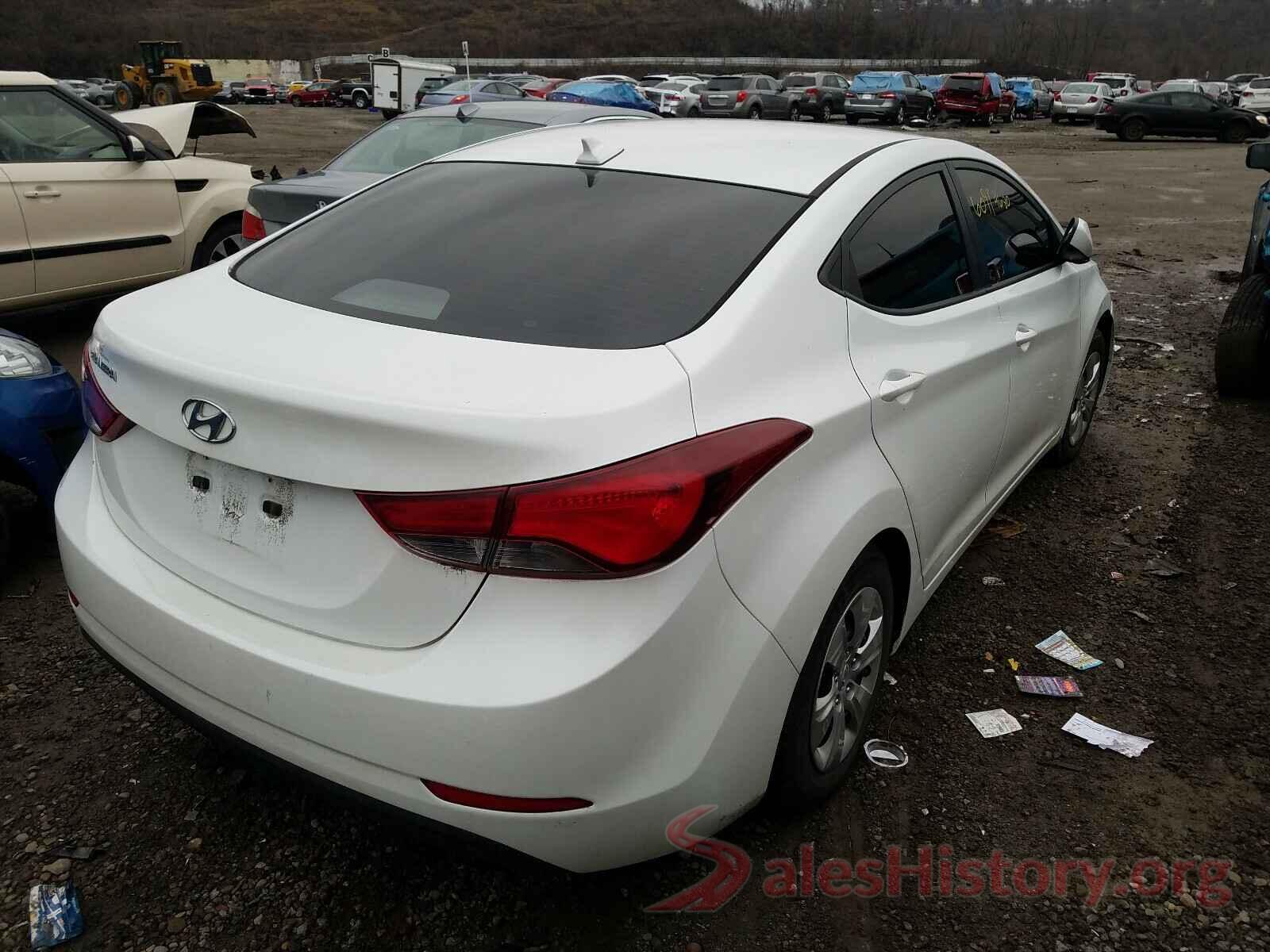 5NPDH4AE5GH733234 2016 HYUNDAI ELANTRA