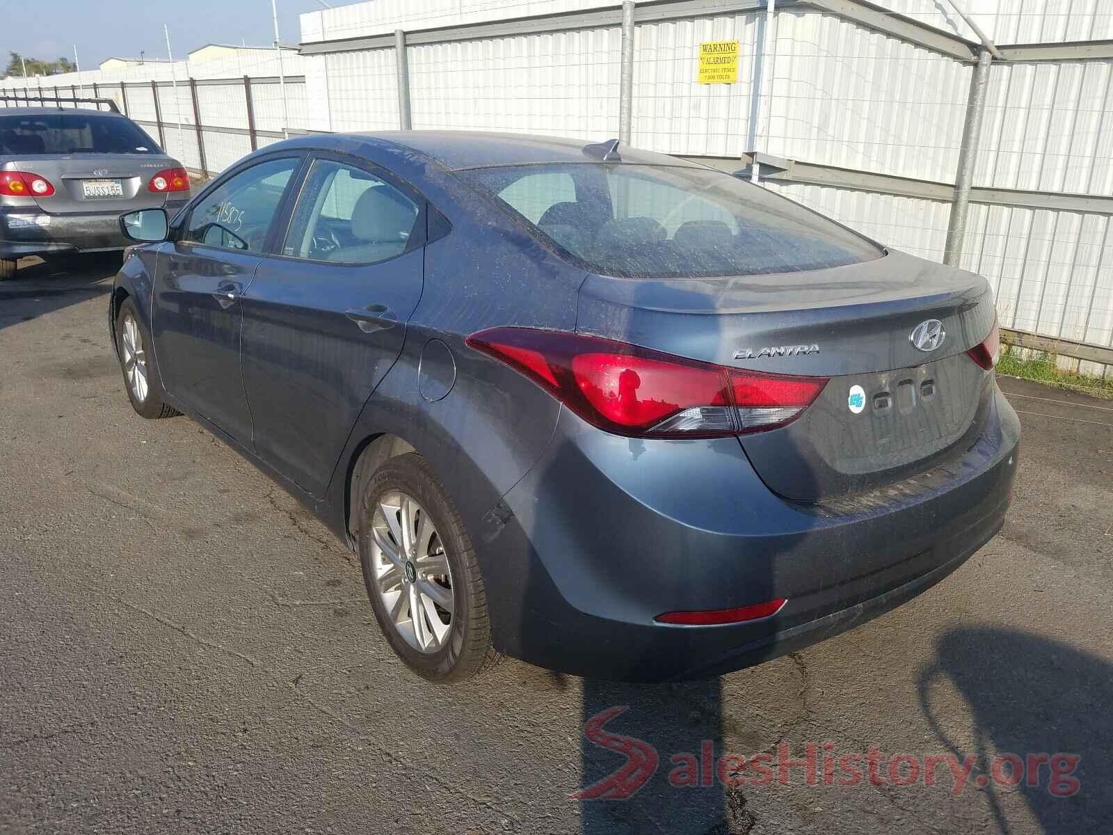 KMHDH4AE7GU625151 2016 HYUNDAI ELANTRA