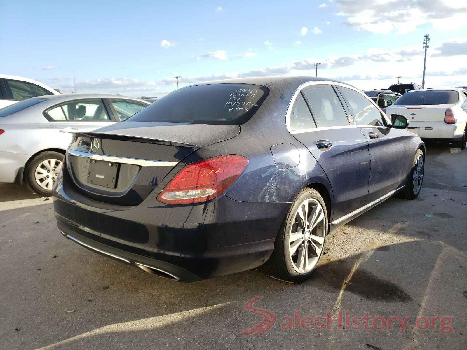 55SWF4JB3GU158455 2016 MERCEDES-BENZ C CLASS