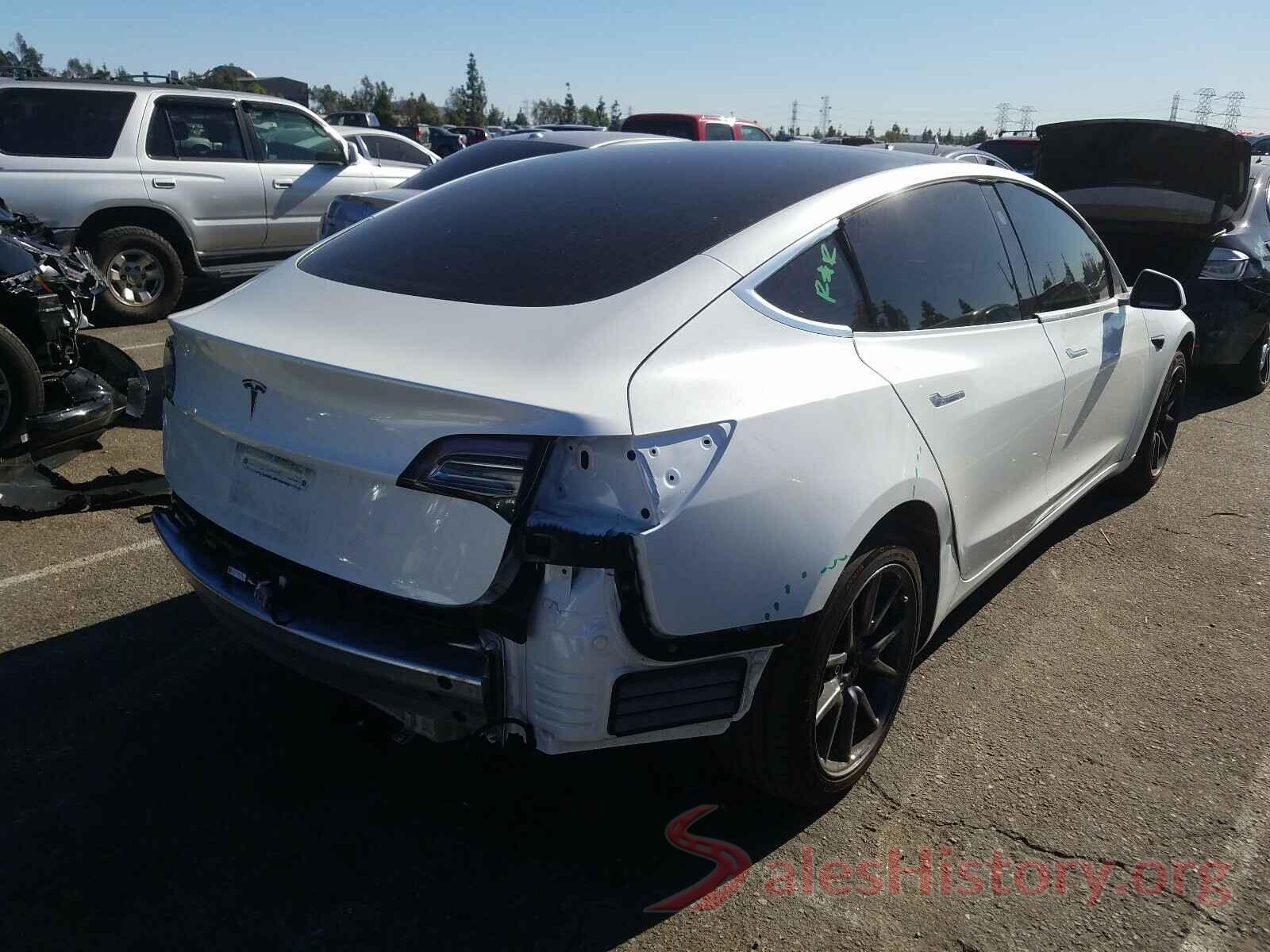 5YJ3E1EAXKF337480 2019 TESLA MODEL 3