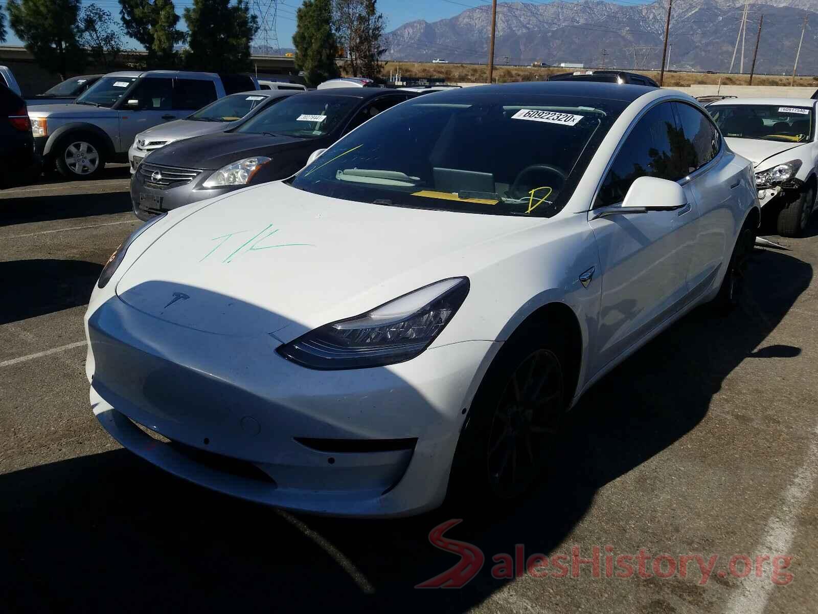 5YJ3E1EAXKF337480 2019 TESLA MODEL 3