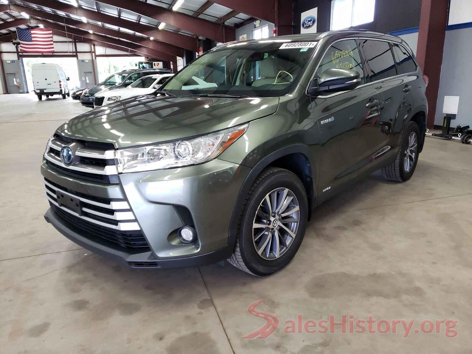 5TDJGRFH2KS062355 2019 TOYOTA HIGHLANDER