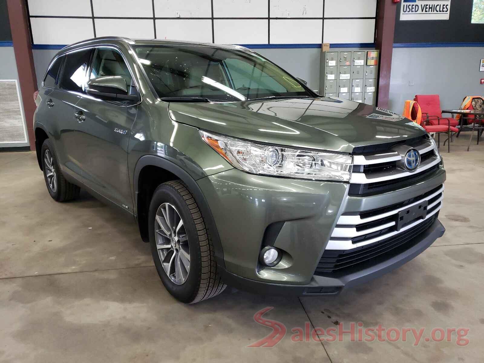 5TDJGRFH2KS062355 2019 TOYOTA HIGHLANDER