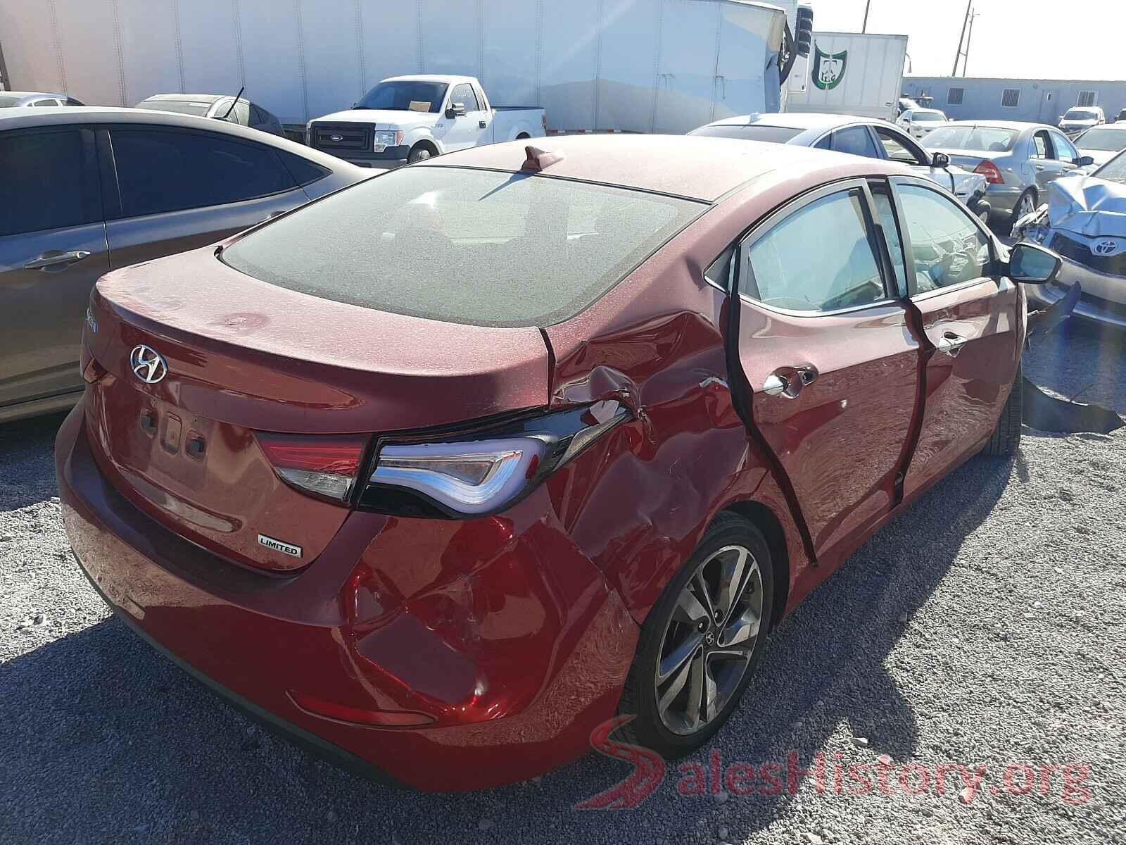 KMHDH4AE8GU617558 2016 HYUNDAI ELANTRA