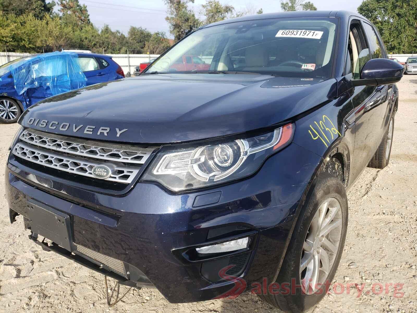 SALCR2BG9GH616857 2016 LAND ROVER DISCOVERY