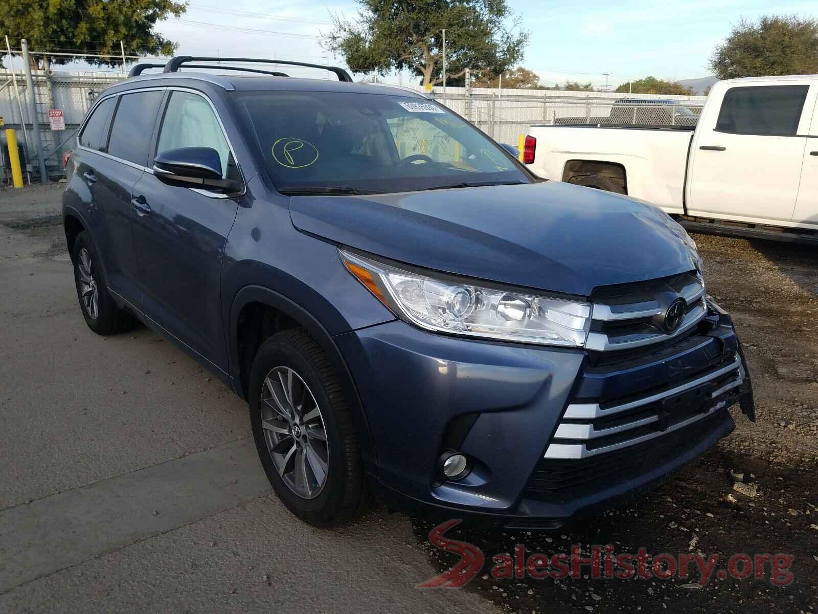 5TDKZRFH3JS287283 2018 TOYOTA HIGHLANDER