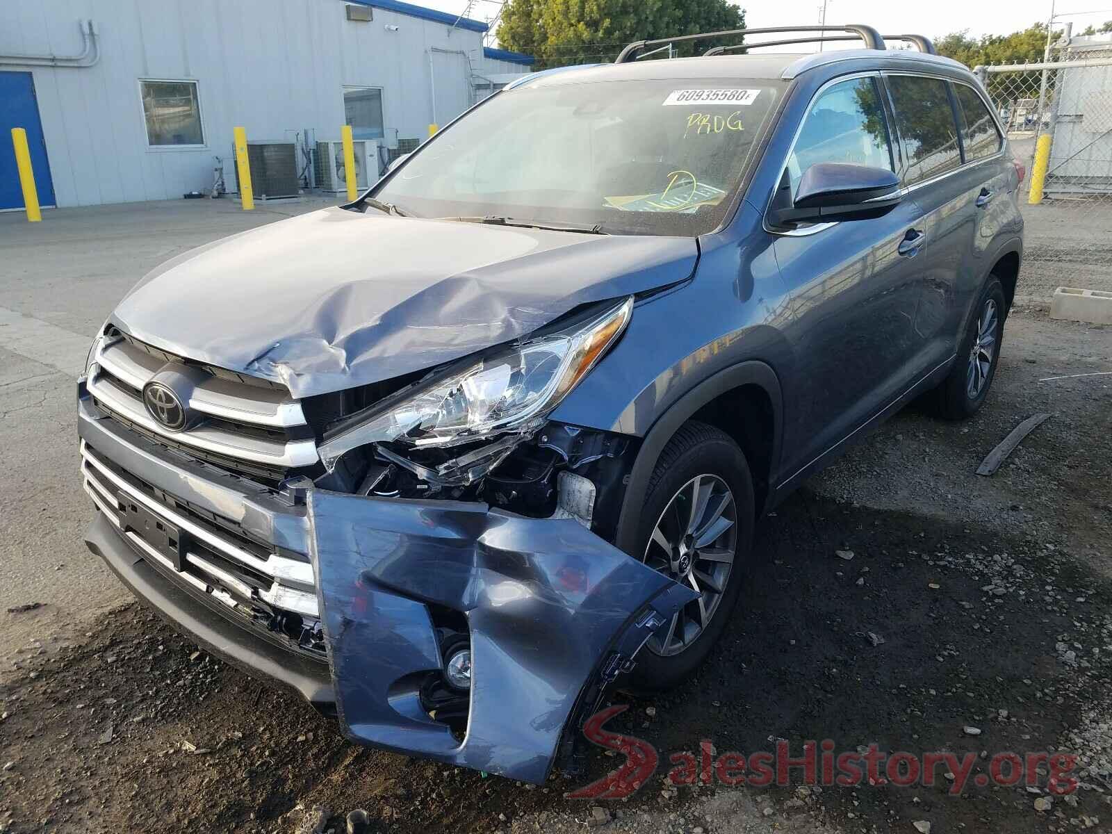 5TDKZRFH3JS287283 2018 TOYOTA HIGHLANDER