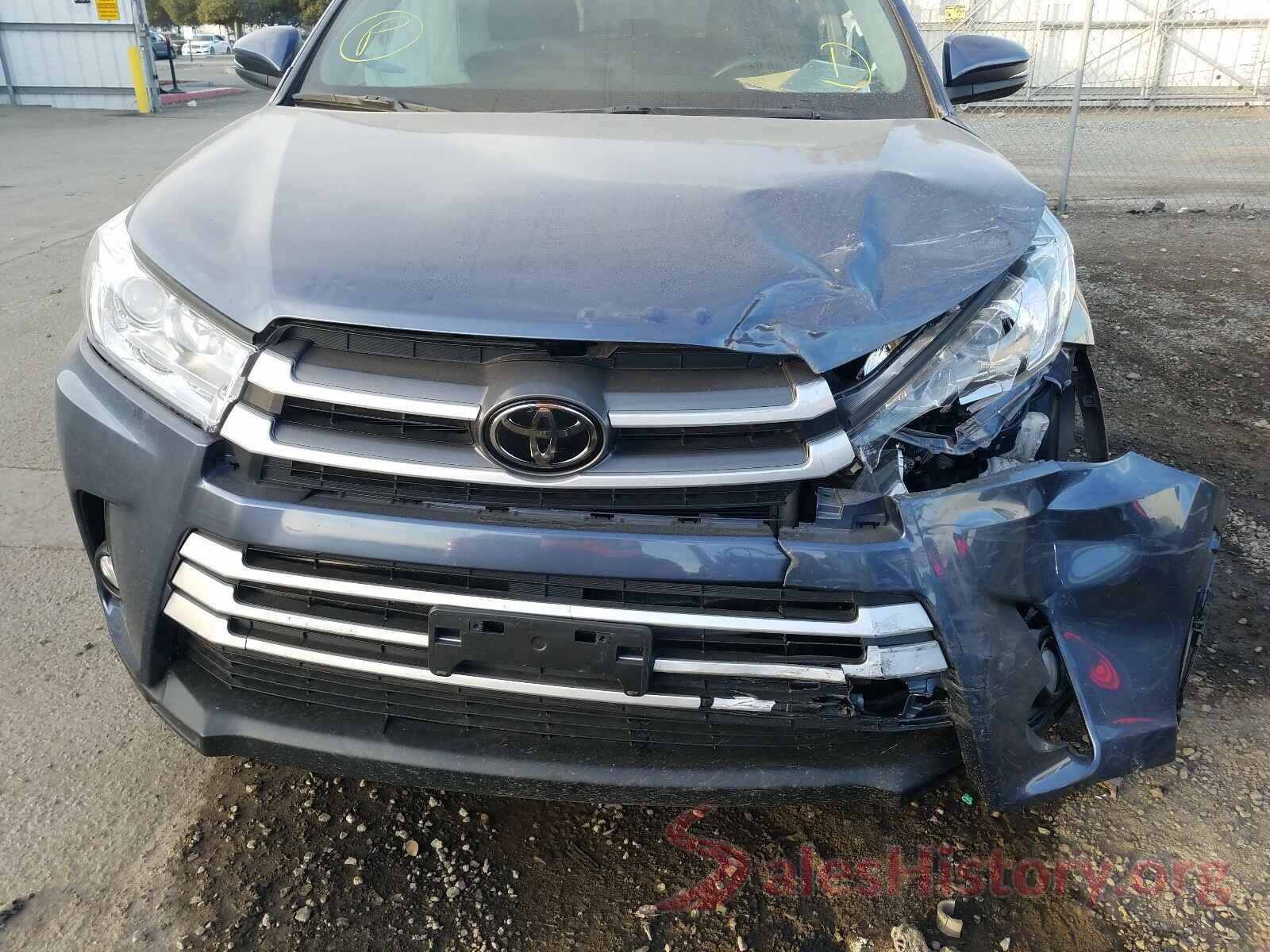 5TDKZRFH3JS287283 2018 TOYOTA HIGHLANDER